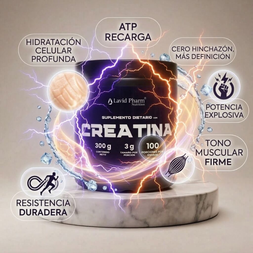 Creatina Pura ATP Regarda de Energía