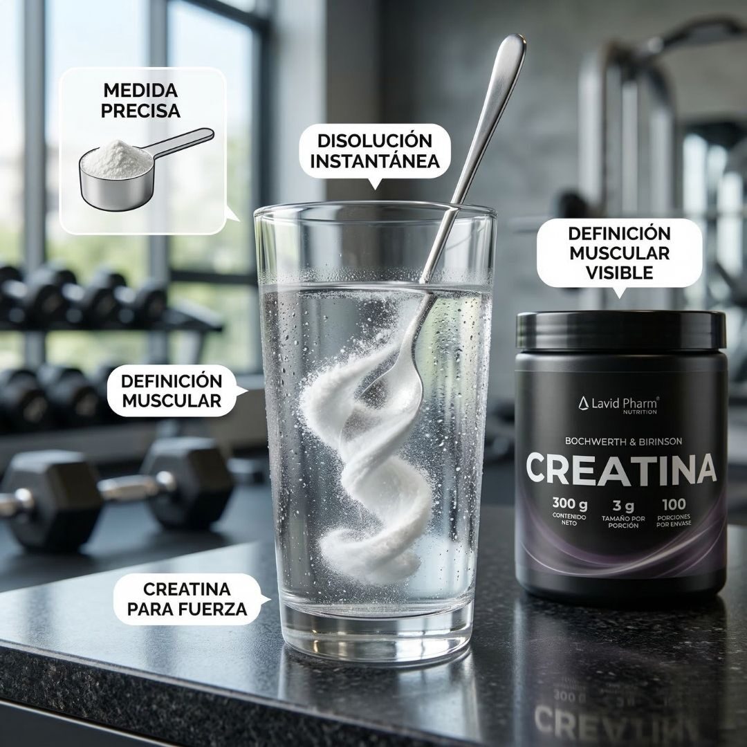 Creatina Pura Composición Ideal para tus músculos