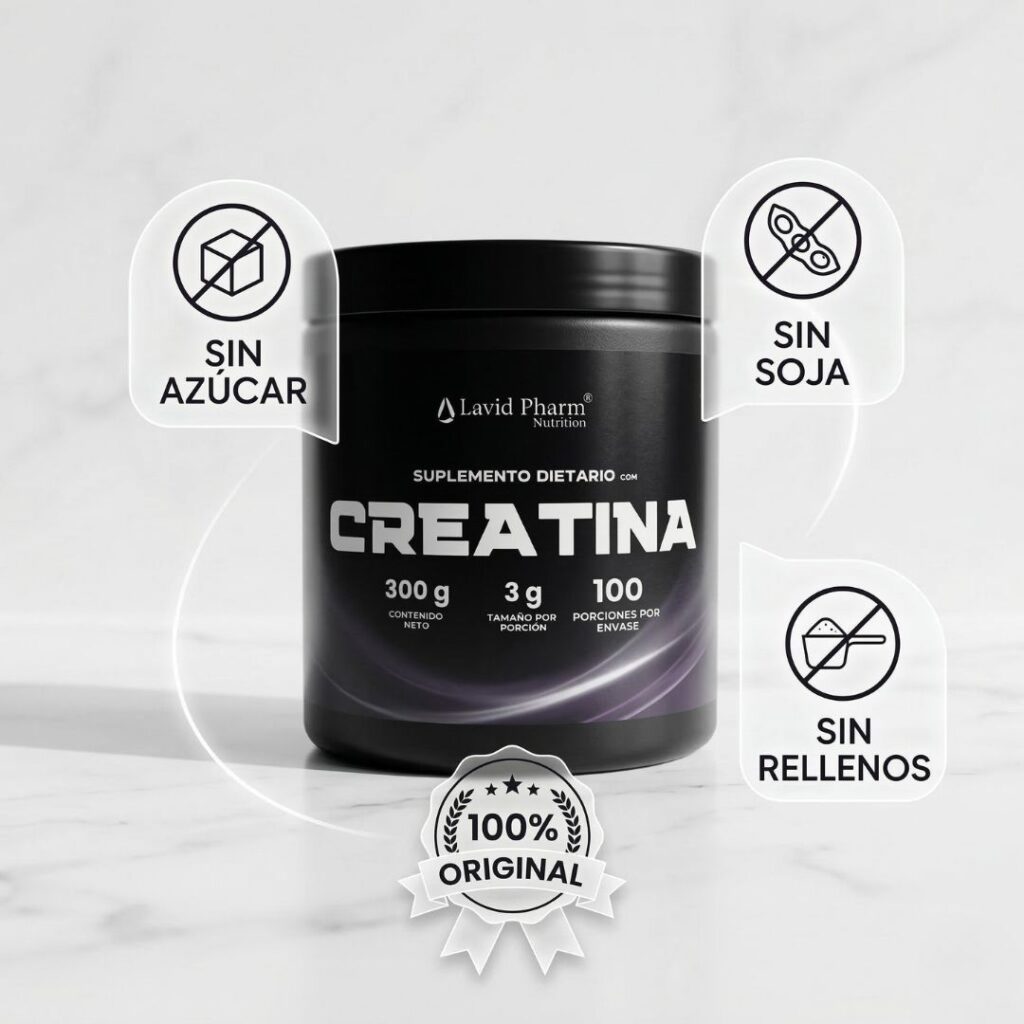 Creatina Pura Sin Aditivos ni otros compuestos