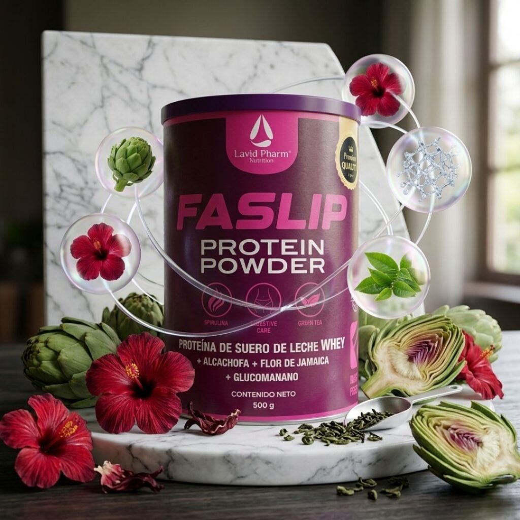 Faslip Protein Powder Componentes Naturales