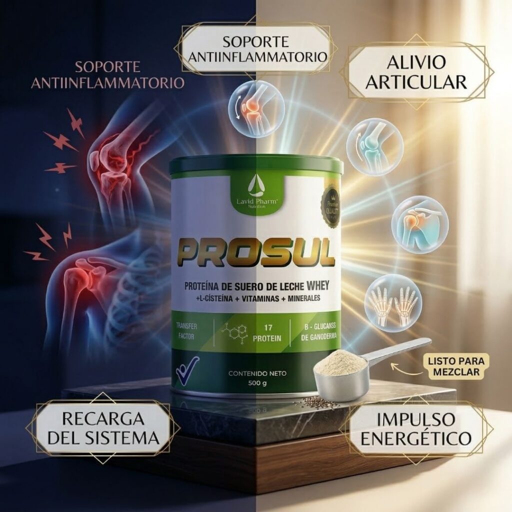 Prosul Proteina de Suero de Leche + L cisteina + Vitaminas + Minerales Alivio del dolor artícular