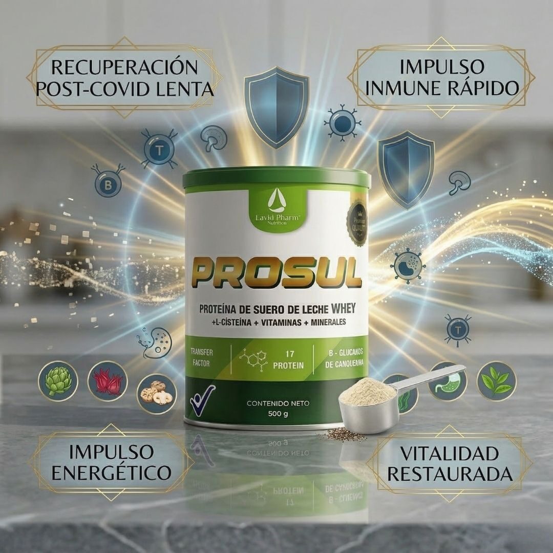 Prosul Proteina de Suero de Leche + L cisteina + Vitaminas + Minerales Impulso energético y vitalidad