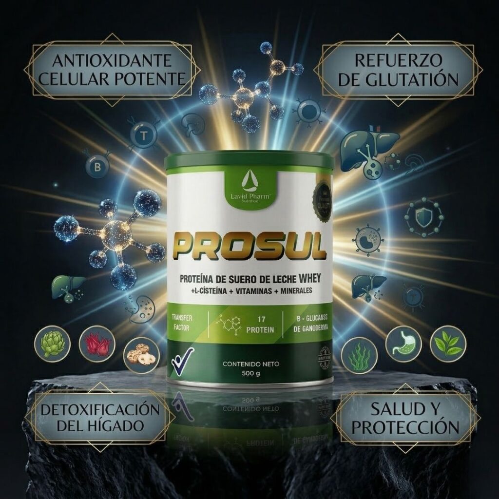 Prosul Proteina de Suero de Leche + L cisteina + Vitaminas + Minerales Salud Integral