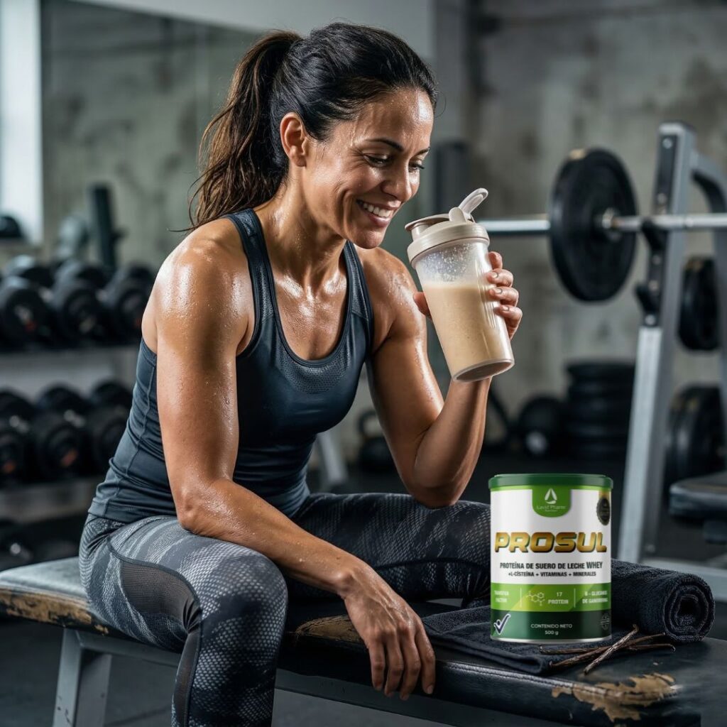 Prosul Proteina de Suero de Leche + L cisteina + Vitaminas + Minerales para reponerse después del esfuerzo en el GyM