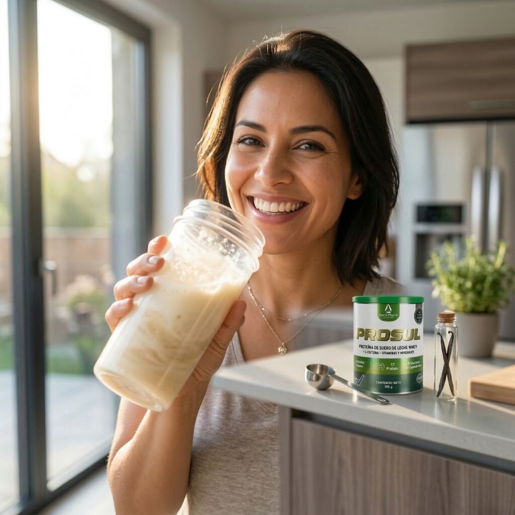 Prosul Proteina de Suero de Leche + L cisteina + Vitaminas + Minerales perfecto para el desayuno