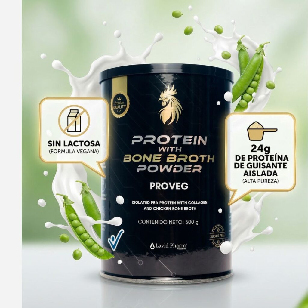 Proveg Hueso de Pollo Con Proteína de Arvejas y Sin Lactosa
